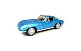 Chevrolet  - 1965 metallic blue - 1:18 - Maisto - 31640b - mai31640b | Toms Modelautos