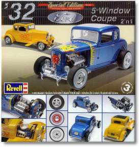 Ford  - 5 Window hot rod 1932  - 1:25 - Revell - Germany - 14228 - revell14228 | Tom's Modelauto's