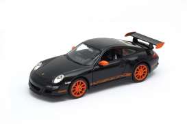Porsche  - 2007 black/orange - 1:24 - Welly - 22495bk - welly22495bk | Tom's Modelauto's