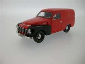 Volvo  - 1955 red/black - 1:43 - Ixo Premium X - pr017 - ixpr017 | Toms Modelautos