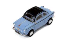 Fiat  - 1961 light blue/ dark blue - 1:43 - Ixo Premium X - pr020 - ixpr020 | Toms Modelautos