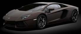 Lamborghini  - Aventador 2012 matt grey - 1:43 - Fujimi Resin Collection - FRC014 | Toms Modelautos
