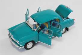 GAZ Volga - 1966 blue-green - 1:18 - Ixo Ist Collection - ixIST18002bl | Toms Modelautos