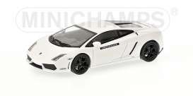 Lamborghini  - 2008 white - 1:43 - Minichamps - 436103801 - mc436103801 | Toms Modelautos