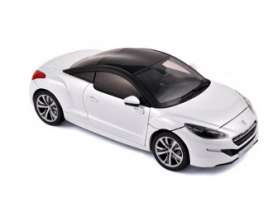 Peugeot  - 2013 white with matt black roof - 1:18 - Norev - 184782 - nor184782 | Toms Modelautos