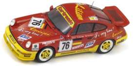 Porsche  - 1993 red/yellow - 1:43 - Spark - s2071 - spas2071 | Toms Modelautos