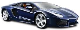 Lamborghini  - Aventador 2011 blue - 1:24 - Maisto - 31210b - mai31210b | Toms Modelautos
