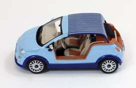 Fiat  - 2008 blue - 1:43 - Ixo Premium X - pr255 - ixpr255 | Toms Modelautos