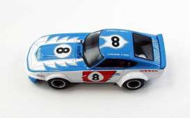 Nissan  - 1973 blue/white - 1:43 - Ebbro - ebb44950 | Toms Modelautos