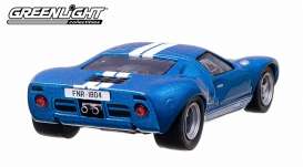Ford  - 1969 blue/white - 1:43 - GreenLight - 86224 - gl86224 | Toms Modelautos