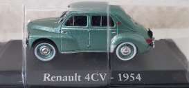 Renault  - 1954 green metallic - 1:43 - Magazine Models - RE4cv1954 - magRE4cv1954 | Toms Modelautos