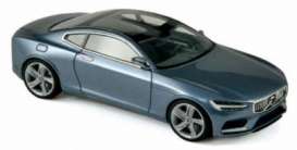 Volvo  - 2013 blue metallic - 1:43 - Norev - 870040 - nor870040 | Toms Modelautos