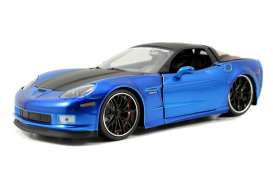 Chevrolet Corvette - 2006 blue - 1:24 - Jada Toys - 96804b - jada96804b | Toms Modelautos