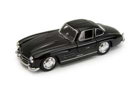 Mercedes Benz  - 300 SL 1955 black - 1:34 - Welly - 43656bk - welly43656bk | Toms Modelautos