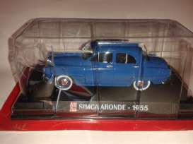 Simca  - 1955 blue - 1:43 - Magazine Models - AParonde55 - magAParonde55 | Toms Modelautos