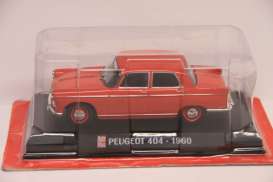 Peugeot  - 404 1960 red - 1:43 - Magazine Models - AP404r - magAP404r | Toms Modelautos