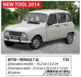 Renault  - 4L  - 1:24 - Heller - 80759 - hel80759 | Tom's Modelauto's