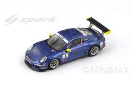 Porsche  - 2013 blue - 1:43 - Spark - sg109 - spasg109 | Toms Modelautos