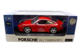 Porsche  - red - 1:24 - Joy City - joy850105r | Toms Modelautos