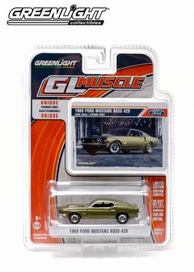 Ford  - 1969 lime gold - 1:64 - GreenLight - 13090D - gl13090D | Toms Modelautos