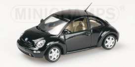 Volkswagen  - 1998 black - 1:43 - Minichamps - 430058002 - mc430058002 | Toms Modelautos