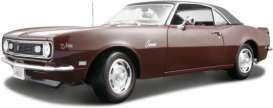 Chevrolet  - 1968 maroon - 1:18 - Maisto - 31685mn - mai31685mn | Toms Modelautos