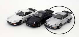 Porsche  - 1988 silver - 1:43 - Kyosho - 5525s - kyo5525s | Toms Modelautos