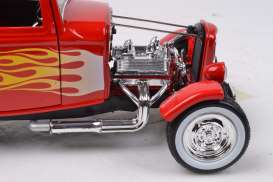 Ford  - 1932 red/yellow - 1:18 - Motor Max - 73172rTDC - mmax73172rTDC | Toms Modelautos