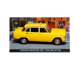 Checker  - yellow - 1:43 - Magazine Models - JBChecker - magJBChecker | Toms Modelautos