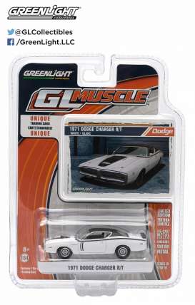 Dodge  - 1971 white/black - 1:64 - GreenLight - 13100D - gl13100D | Toms Modelautos