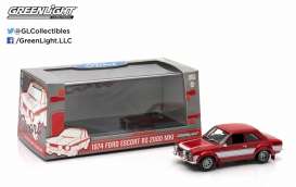 Ford  - 1974 red/white - 1:43 - GreenLight - 86066 - gl86066 | Toms Modelautos