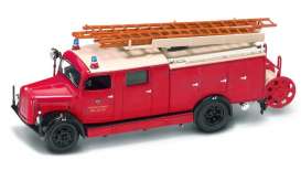 Magirus Deutz  - 1941 red - 1:43 - Yatming - yat43014r | Toms Modelautos