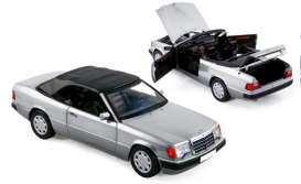 Mercedes Benz  - 1990 silver metallic - 1:18 - Norev - 183565 - nor183565 | Toms Modelautos