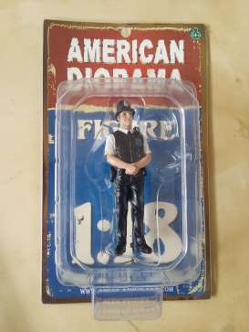 American Diorama - Figures  - AD23992 : 1/18 UK Police Men Figure. Great Diorama item to add to all your 1/18 English Police Cars.