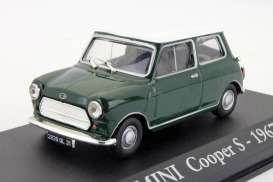Mini  - Cooper S 1967 green/white - 1:43 - Magazine Models - RBAMini - magRBAMini | Toms Modelautos