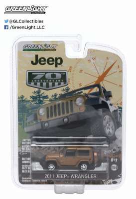 Jeep  - 2011 bronze star pearl - 1:64 - GreenLight - 27770E - gl27770E | Toms Modelautos