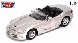 Dodge  - 2003 silver - 1:18 - Motor Max - 73137s - mmax73137s | Toms Modelautos