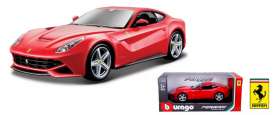 Ferrari  - red - 1:24 - Bburago - 26007r - bura26007r | Toms Modelautos