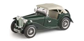 MG  - TC closed roof 1946 shire green - 1:43 - Vitesse SunStar - 29163 - vss29163 | Toms Modelautos