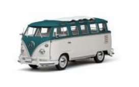 Volkswagen  - T1 Samba Bus 1962 blue/beige grey - 1:12 - SunStar - 5084 - sun5084 | Toms Modelautos