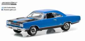 Plymouth  - 1969 blue - 1:64 - GreenLight - 13130B - gl13130B | Toms Modelautos