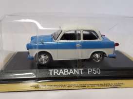 Trabant  - P50 blue/white - 1:43 - Magazine Models - lcTrabP50 - maglcTrabP50 | Toms Modelautos