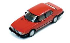 Saab  - 1987 red - 1:43 - Ixo Premium X - PRD449 - ixPRD449 | Toms Modelautos