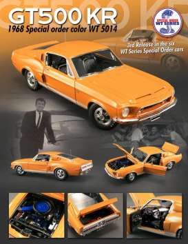 Shelby  - 1968 orange - 1:18 - Acme Diecast - acme1801807 | Toms Modelautos