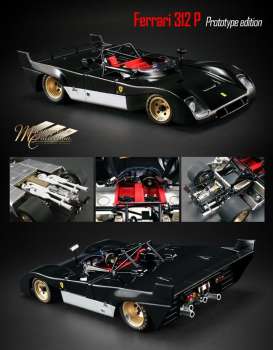 Ferrari  - 1972 black - 1:18 - Acme Diecast - AcmeG1804109 | Toms Modelautos