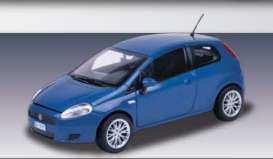 Fiat  - 2007 blue - 1:18 - Motor Max - 79165b - mmax79165b | Toms Modelautos