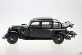 Mercedes Benz  - 1936 black - 1:18 - Triple9 Resin series - T9R1800103 - T9R1800103 | Toms Modelautos