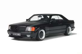 Mercedes Benz  - 1987 black - 1:18 - OttOmobile Miniatures - otto187 | Toms Modelautos