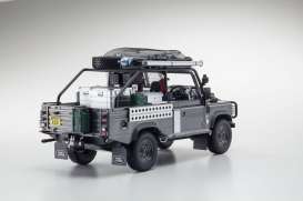 Land Rover  - Defender  corris grey - 1:18 - Kyosho - KSR8902tr - kyoKSR8902tr | Toms Modelautos