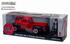 GMC  - 1950 red/black/blue - 1:18 - GreenLight - 12984 - gl12984 | Toms Modelautos